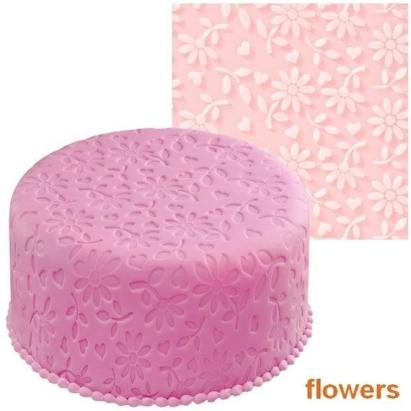Foaie de Textură pentru Marțipan din Silicon 50x50 cm, Ușor de Folosit Handy KitchenServ