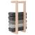Suport pentru prosoape, 23x18x60 cm, lemn masiv de pin GartenMobel Dekor