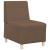 Fotoliu canapea, maro, 55 cm, material textil GartenMobel Dekor