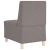 Fotoliu canapea, gri taupe, 55 cm, material textil GartenMobel Dekor