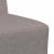 Fotoliu canapea, gri taupe, 55 cm, material textil GartenMobel Dekor