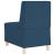 Fotoliu, albastru, 55 cm, material textil GartenMobel Dekor