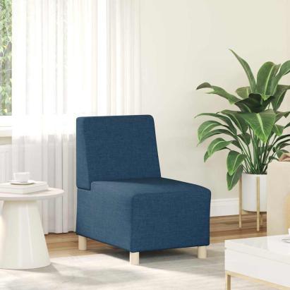 Fotoliu, albastru, 55 cm, material textil GartenMobel Dekor