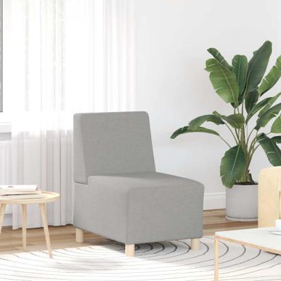Canapea Scaun Cloud Gri 55 cm Tesatura GartenMobel Dekor