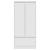 Dulap cu sertar alb 55,5x34x119,5 cm lemn de prelucrare GartenMobel Dekor