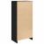 Dulap cu sertar stejar negru 55,5x34x119,5 cm lemn prelucrat GartenMobel Dekor