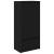 Dulap cu sertar stejar negru 55,5x34x119,5 cm lemn prelucrat GartenMobel Dekor