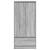 Dulap cu sertar Gri Sonoma 55,5x34x119,5 cm Lemn prelucrat GartenMobel Dekor