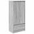 Dulap cu sertar Gri Sonoma 55,5x34x119,5 cm Lemn prelucrat GartenMobel Dekor