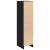 Tablou Stejar negru 29,5x34x119,5 cm Lemn prelucrat GartenMobel Dekor