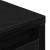 Tablou Stejar negru 29,5x34x119,5 cm Lemn prelucrat GartenMobel Dekor