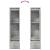 Dulapuri gri beton 29,5x34x119,5 cm Lemn prelucrat GartenMobel Dekor