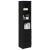Tablou Stejar negru 37,5x35x180 cm Lemn prelucrat GartenMobel Dekor