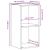Cutie de depozitare LP Stejar negru 71x34x36 cm Lemn prelucrat GartenMobel Dekor