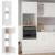 Dulap cuptor microunde, alb, 60 x 57 x 207 cm, PAL GartenMobel Dekor