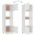 Dulap cuptor microunde, alb, 60 x 57 x 207 cm, PAL GartenMobel Dekor