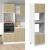 Dulap cuptor microunde, stejar Sonoma, 60 x 57 x 207 cm, PAL GartenMobel Dekor
