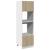 Dulap cuptor microunde, stejar Sonoma, 60 x 57 x 207 cm, PAL GartenMobel Dekor