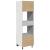 Dulap cuptor microunde, stejar Sonoma, 60 x 57 x 207 cm, PAL GartenMobel Dekor