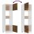 Dulap cuptor microunde stejar afumat 60x57x207cm lemn prelucrat GartenMobel Dekor