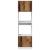 Dulap cuptor microunde, Lemn vechi, 60 x 57 x 207 cm, PAL GartenMobel Dekor