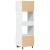 Dulap cuptor microunde, Lemn vechi, 60 x 57 x 207 cm, PAL GartenMobel Dekor