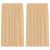 Perdele Voile cu Bucle 2 buc Nisip 140x175 cm GartenMobel Dekor