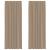 Perdele Voile cu Bucle 2 buc Maro Deschis 140x260 cm GartenMobel Dekor