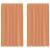 Perdele Voile cu Bucle 2 buc Terracota 140x175 cm GartenMobel Dekor