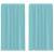 Perdele Voile cu Bucle 2 buc Turcoaz 140x175 cm GartenMobel Dekor