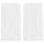Perdele Voile cu Bucle 2 buc Alb 140x175 cm GartenMobel Dekor