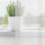 Perdele Voile cu Bucle 2 buc Alb 140x225 cm GartenMobel Dekor