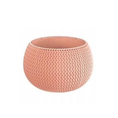 Ghiveci decorativ pentru flori, rotund, piersica, 29x19.5 cm, Splofy Bowl GartenVIP DiyLine