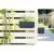 Jardiniera decorativa, suport metalic, sistem irigare, antracit, 58x18x16.2 cm, Boardee Fencycase W GartenVIP DiyLine
