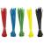 Coliere plastic multicolore, 200 bucati, 150x2.5 mm, Strend Pro GartenVIP DiyLine