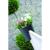 Ghiveci decorativ de flori, oval, pentru balustrade, antracit, 29.8x24.2x22.5 cm, Ratolla Railing Oval  GartenVIP DiyLine