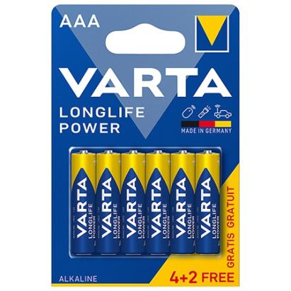 BATERIE ALCALINA LONGLIFE POWER LR3 4+2 VARTA EuroGoods Quality