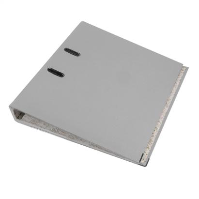 Biblioraft plastifiat, a4, latime cotor 5 cm, bordura metalica, diverse culori culoare gri MultiMark GlobalProd