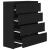 Bufetă Stejar negru 80x35x99 cm Lemn prelucrat GartenMobel Dekor