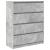 Bufetă Gri Beton 80x35x99 cm Lemn prelucrat GartenMobel Dekor