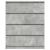 Bufetă Gri Beton 80x35x99 cm Lemn prelucrat GartenMobel Dekor