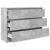 Bufetă Gri Beton 100x35x76 cm Lemn prelucrat GartenMobel Dekor