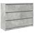 Bufetă Gri Beton 100x35x76 cm Lemn prelucrat GartenMobel Dekor