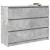 Bufetă Gri Beton 100x35x76 cm Lemn prelucrat GartenMobel Dekor