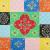Masuta de cafea multicolora 90x50x40 cm lemn masiv de mango GartenMobel Dekor