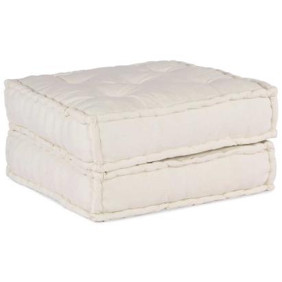 Puf modular crem 70x70x36 țesătură GartenMobel Dekor
