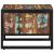 Masuta de cafea multicolora 50x50x38 cm lemn masiv recuperat GartenMobel Dekor