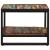 Masuta de cafea multicolora 70x50x38 cm lemn masiv recuperat GartenMobel Dekor