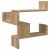 Raft perete colț stejar artizanal 40x40x49,5 cm, lemn prelucrat GartenMobel Dekor
