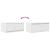 Dulapuri TV 2 buc Alb 60x31x25,5 cm Lemn prelucrat GartenMobel Dekor